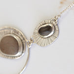 Load image into Gallery viewer, OOAK intuition necklace with 3 pebbles (ready-to-ship)