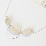 Load image into Gallery viewer, OOAK intuition necklace with 3 pebbles (ready-to-ship)