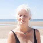 Load image into Gallery viewer, OOAK intuition necklace with 3 pebbles (ready-to-ship)