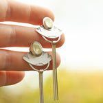 Load image into Gallery viewer, Choose Your Stone : Elira earrings (made to order)