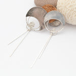 Load image into Gallery viewer, OOAK Echo earrings #37 ~ silver (ready-to-ship)
