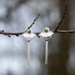 Load image into Gallery viewer, Choose Your Stone : Elira earrings (made to order)