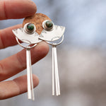 Load image into Gallery viewer, Choose Your Stone : Elira earrings (made to order)