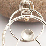 Load image into Gallery viewer, OOAK Cosmos pendant #2 • Silver & solid 18K peach gold (ready to ship)