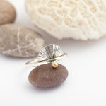 Load image into Gallery viewer, OOAK Gold & silver ring #1 • size 55 (ready to ship)