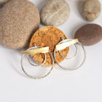 Load image into Gallery viewer, OOAK Gold &amp; silver earrings #1  (ready to ship)
