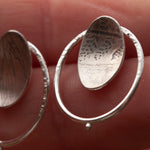 Load image into Gallery viewer, OOAK Elena earrings #3 ~ silver ~ unique (ready-to-ship)
