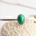 Load image into Gallery viewer, Alba bracelet with malachite (ready to ship)