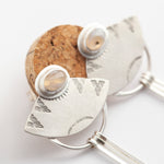 Load image into Gallery viewer, Elira earrings with agates (ready to ship)