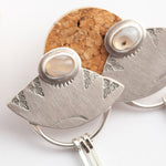 Load image into Gallery viewer, Elira earrings with agates (ready to ship)