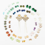 Load image into Gallery viewer, Choose Your Stone : Elira earrings (made to order)
