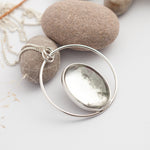 Load image into Gallery viewer, OOAK Mae pendant in silver #1 • garden quartz (Ready to ship)