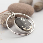 Load image into Gallery viewer, OOAK Mae pendant in silver #2 • apache gold (Ready to ship)