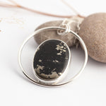 Load image into Gallery viewer, OOAK Mae pendant in silver #2 • apache gold (Ready to ship)