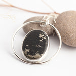 Load image into Gallery viewer, OOAK Mae pendant in silver #2 • apache gold (Ready to ship)