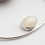 Load image into Gallery viewer, Oona necklace with white moonstone (ready to ship)