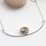 Load image into Gallery viewer, Oona necklace with pyrite (ready to ship)