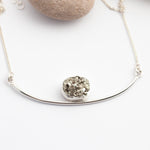 Load image into Gallery viewer, Oona necklace with pyrite (ready to ship)