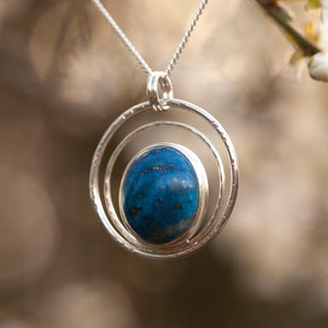 OOAK pendant with stone #1 • lapis lazuli   (ready to ship)