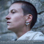 Load image into Gallery viewer, Elira earrings with agates (ready to ship)