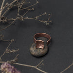 Afbeelding in Gallery-weergave laden, Losange Open Copper Ring