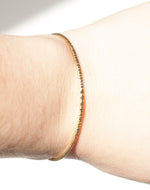 Load image into Gallery viewer, Thin hammered brass cuff bracelet    (Made to order)
