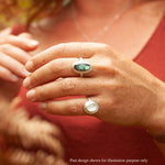 Lade das Bild in den Galerie-Viewer, Choose Your Stone : Sena ring (made to order)