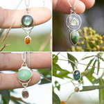 Load image into Gallery viewer, Choose Your Stone : Surprise Osmose Pendant   (made to order)

