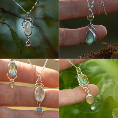 Choose Your Stone : Überraschungs-Osmose-Anhänger   (auf Bestellung gefertigt)