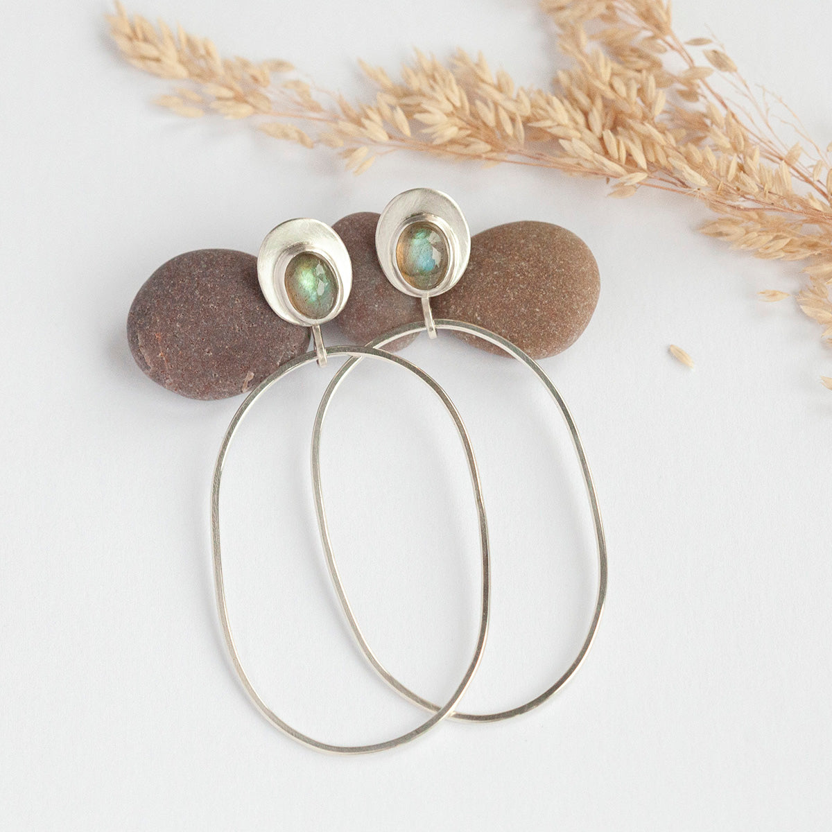 Choose Your Stone : Selaya earrings   (made to order)