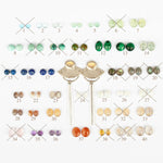 Load image into Gallery viewer, Choose Your Stone : Elira earrings   (made to order)
