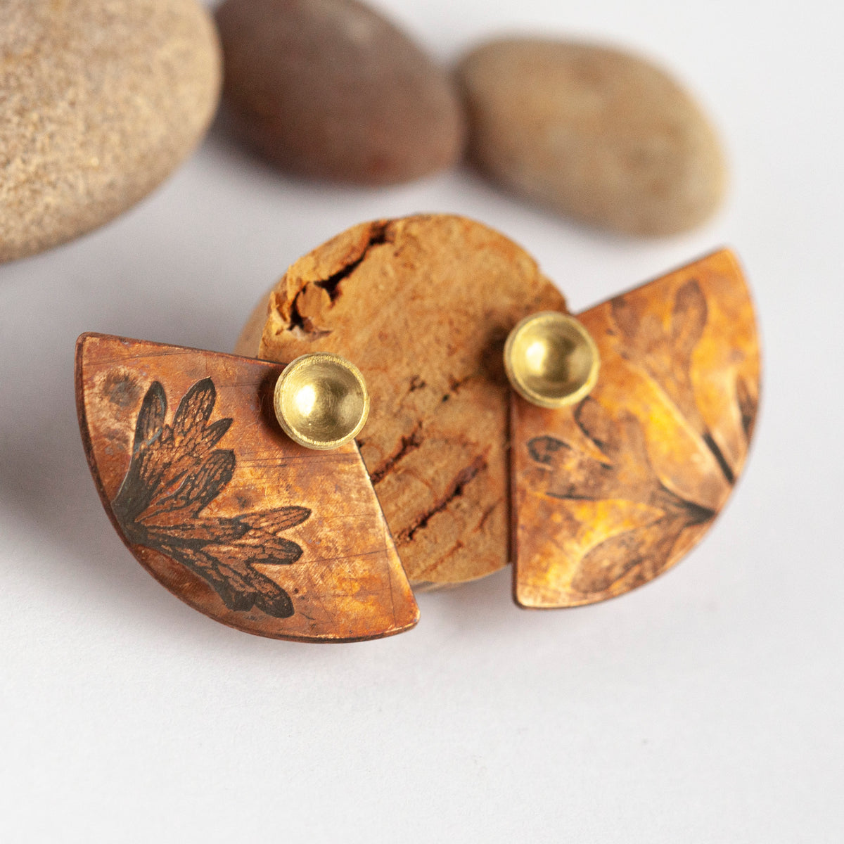 Ear jackets Aela pieza única #29 • cobre (listo para enviar)