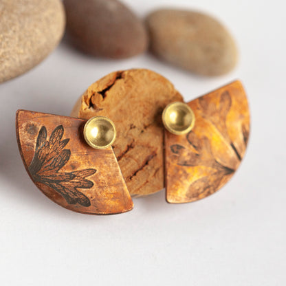 Ear jackets Aela pieza única #29 • cobre (listo para enviar)