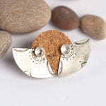 Cargar imagen en el visor de la galería, OOAK Aela ear jackets #39 • silver (ready-to-ship)

