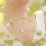 Load image into Gallery viewer, OOAK • Veritable leaf pendant in silver #4  (ready to ship)
