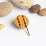 Load image into Gallery viewer, OOAK simple brass earrings #3 (ready-to-ship)
