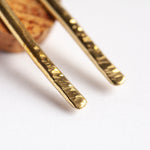 Afbeelding in Gallery-weergave laden, OOAK simple brass earrings #6 (ready-to-ship)
