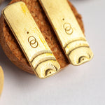 Lade das Bild in den Galerie-Viewer, OOAK simple brass earrings #9 (ready-to-ship)
