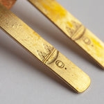Afbeelding in Gallery-weergave laden, OOAK simple brass earrings #11 (ready-to-ship)
