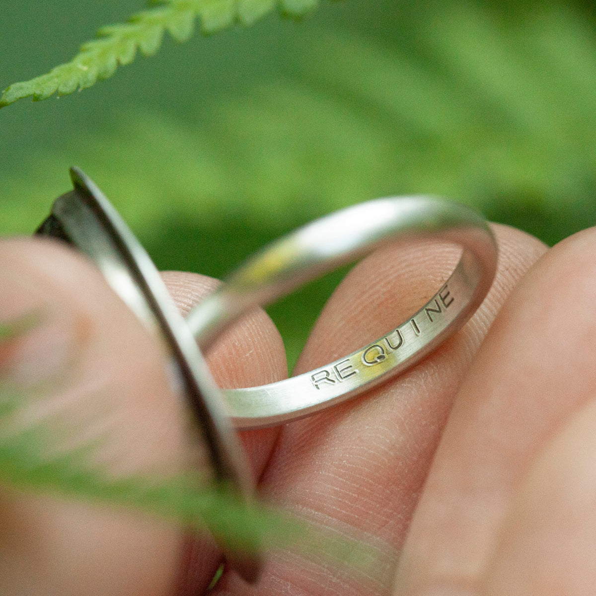 Optional secret message engraving for CYS •RINGS•