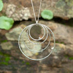 Load image into Gallery viewer, OOAK • Cosmos pendant in silver #1  (ready to ship)
