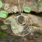 Afbeelding in Gallery-weergave laden, OOAK • Cosmos pendant in silver #1  (ready to ship)
