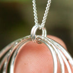 Afbeelding in Gallery-weergave laden, OOAK • Cosmos pendant in silver #1  (ready to ship)
