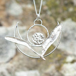Afbeelding in Gallery-weergave laden, OOAK • Veritable leaf pendant in silver #1  (ready to ship)

