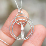 Load image into Gallery viewer, OOAK • Veritable leaf pendant in silver #2  (ready to ship)
