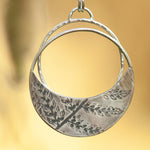 Afbeelding in Gallery-weergave laden, OOAK • Vegetal Moon pendant #14 • silver (ready-to-ship)
