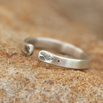 Lade das Bild in den Galerie-Viewer, OOAK Ethnic ring in silver #3 • adjustable size starting at 53 (ready-to-ship)
