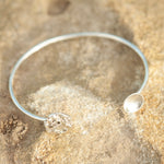 Load image into Gallery viewer, OOAK Edge elegance bracelet in silver #3 •  5cm (ready-to-ship)
