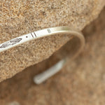 Load image into Gallery viewer, OOAK Ethnic bracelet in silver #9 • size 5,75cm (ready-to-ship)
