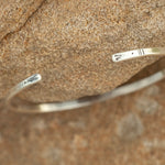 Cargar imagen en el visor de la galería, OOAK Ethnic bracelet in silver #9 • size 5,75cm (ready-to-ship)
